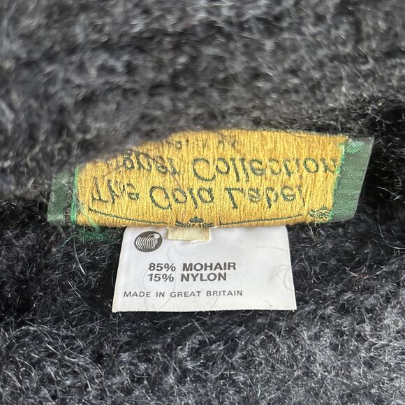 The Gold Label Designer Collection Mohair Vintage 1980 Unisex Cardigan Size L - Picture 9 of 12